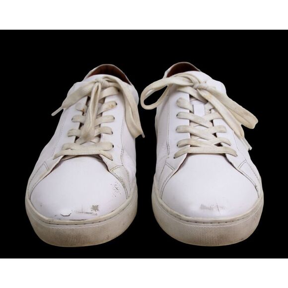 New Republic By Mark McNairy WHITE GENUINE LEATHER LACE UP ATHLETIC SHOES 13US main image 5
